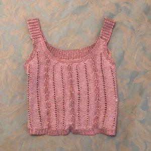 lavender cropped sweater